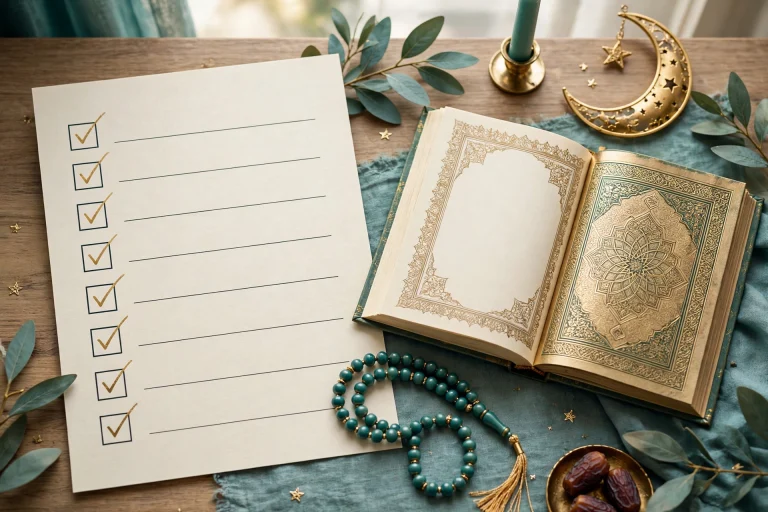 Ramadan Checklist: Daily, Weekly, and Monthly Tasks